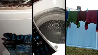 Laundry Routine//How To Use Automatic washing Machine Manually!