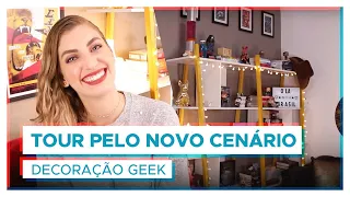 TOUR PELO CENÁRIO NOVO! | Dicas de decoração geek!