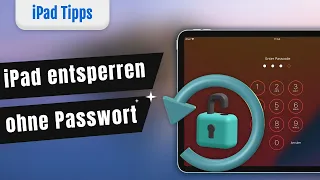 iPad Passwort vergessen? Wie kann man iPad entsperren ohne Passwort?