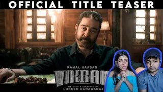 VIKRAM - Official Title Teaser Reaction  | kamal hasan | COUPLE REACTION