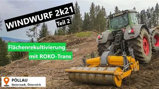 WINDWURF 2k21 Teil 2: Flächenrodung mit Fendt 936 Vario | ROKO-Trans |  Landtechnik Murtal