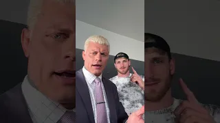 😱 LOGAN PAUL CONFRONTS CODY RHODES