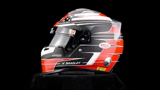 Custom Painted Bell RS7 Helmet for Hayden Bradley