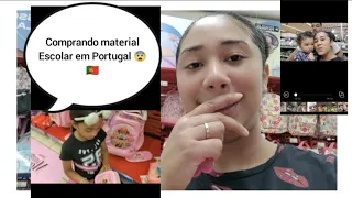 PRIMEIRA VEZ COMPRANDO MATERIAL ESCOLAR EM PORTUGAL🧐