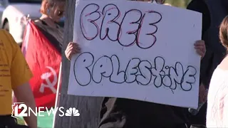Pro-Palestinian protesters gather at ASU after night of arrests