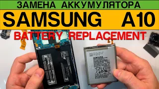 Samsung A10 a105 - Battery Replacement Disassembly