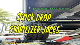 Lippert Quick Drop Stabilizer Jacks short operation Scott Hudgins Dodd RV Travel Trailer How To