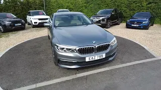 BMW 530I SE SALOON, 4DR PETROL AUTO, 2017 EURO 6 IN A LOVELY Bluestone Metallic