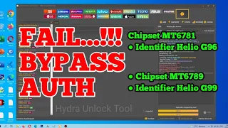 Unlock Tool New Update 09.09.2023 FAiL MTK Bypass Auth