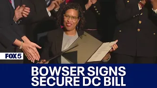 Secure DC crime bill signed into law