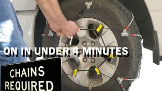 Installing Winter Tire Chains - Under 4 Minutes