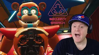 FNAF SECURITY BREACH [ PART 1 ] GLAMROCK FREDDY TO THE RESCUE!!