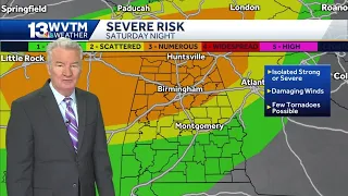 Another round of severe weather to hit Alabama on New Year's Day
