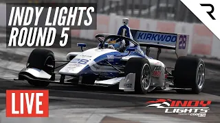 2021 Indy Lights Race 5 - Indianapolis Grand Prix Circuit, Live, full race