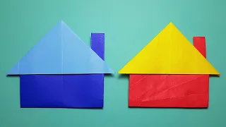 Origami HOUSE (Tutorial)/How To Make A Paper House