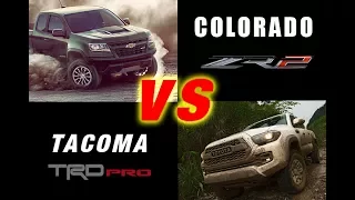 2017 Chevy Colorado ZR2 VS 2017 Toyota Tacoma TRD Pro