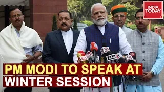 PM Modi To Speak At 250th Winter Session Of Parliament | All Parties Express Concern Over Pollution