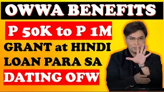 🔴 ANU ANG BENEFITS NG MGA DATING OFW NA ACTIVE OWWA MEMBERS NA UMUWI NA SA PILIPINAS?