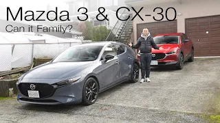 Can it Family? Clek Liing and Foonf child seat review in Mazda 3 in CX-30