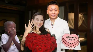 Quang Linh Vlogs chính thức cầu hôn hoa hậu Thùy Tiên, khiến Lôi Con quá thích thú
