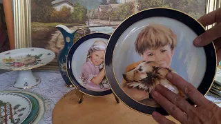 Барахолка Германия  Немецкий фарфор  коллекционные тарелки Кобальт сервиз В поиске клада золото сте