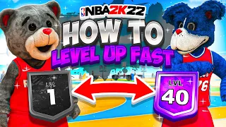 *NEW* UNLIMITED XP GLITCH! HIT LEVEL 40 IN 1 DAY - UNLOCK MASCOTS, TIGERS, GOKARTS & MORE NBA 2K22 !