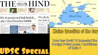 05 May 2021 The Hindu Newspaper Analysis | Crimson Solar Project, Black Sea, Uranium-214, Putul Nach