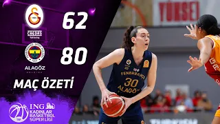 MAÇ ÖZETİ | GALATASARAY ÇAĞDAŞ FAKTORİNG 62 - 80 FENERBAHÇE ALAGÖZ HOLDİNG | ING KBSL 21. HAFTA