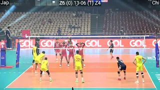 Volleyball : Japan - China 3:1 FULL Match