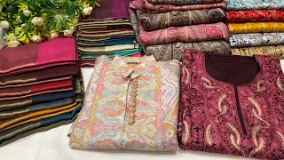 Kashmiri Coat & Premium Zarri Reversible shawls. WhatsApp: +91-7051012285 #stoles #coat #embroidery