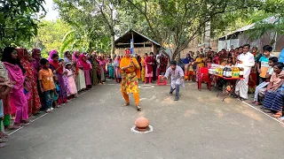 চোখ বেধে মুগুর দিয়ে পাতিল ভাঙ্গার চ্যালেঞ্জ। মজার খেলায় কে কোন আকর্ষণীয় পুরস্কার জিতলো দেখুন ?