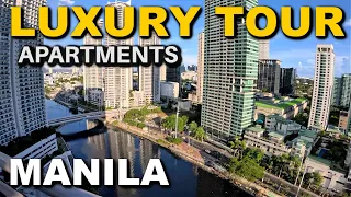 LUXURY Living In The Philippines  Cost of Living Apartment Tour in Manila #philippines  #luxury