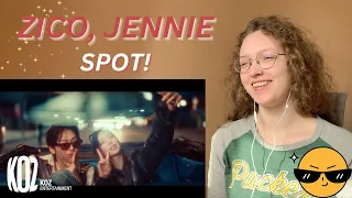 Реакция на ZICO (지코) ‘SPOT! (feat. JENNIE)’ Official MV | Reaction