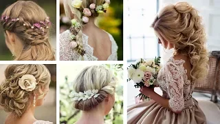 BEST BRIDAL HAIRSTYLES   Beautiful Wedding Hair Transformations