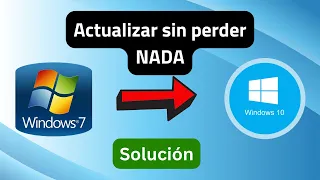 Como actualizar de Windows 7 a Windows 10 sin perder datos (2023)