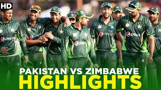 Highlights | Pakistan vs Zimbabwe | T20I | PCB | M3C2A