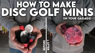 How to Make Disc Golf Minis in Your Garage
