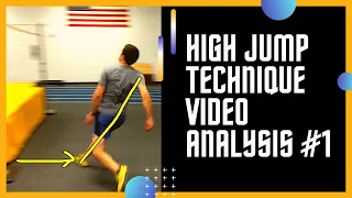 Free High Jump Video Analysis #1 - How to Fix the Approach and Takeoff in the High Jump