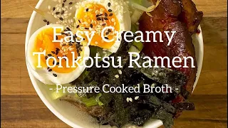 Easy Creamy Tonkotsu Ramen - Juju Can Cook