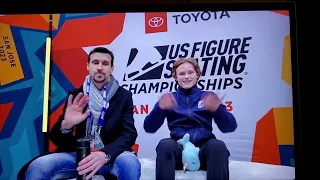 Ilia Malinin 2023 US Nats SP Reaction