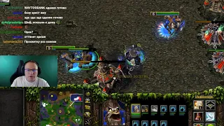 Ночной Warcraft III от Вудуша | RANDOM HEROES | Мощный Таурен