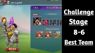 Lords mobile Challenge Stage 8-6 Best F2P Team