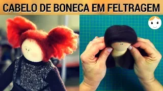 HOW TO SEW WOOL DOLL HAIR | DRICA TV