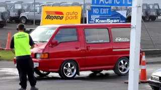 Mitsubishi L300 VR4 Turbo Dragracing,Wanganui 17.4.11