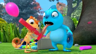 Cam & Leon | COLORED CRAYON (S01E79) Cartoon for Kids | Funny Cartoon