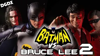 Batman VS Bruce Lee 2 ( Stop Motion ) Featuring "The Crow" Brandon Lee and Robin * 4K *