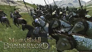 Mount and Blade II: Bannerlord - Massive Cavalary Battle, Empire vs Vlandia