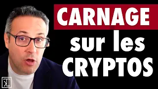 BITCOIN : véritable bain de SANG sur les cryptos ! Comment gérer ce carnage ?