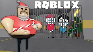 ROBLOX Barry's Prison Run - Christmas Edition | Khaleel and Motu Gameplay
