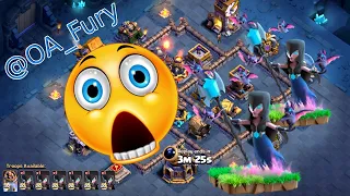 ALL Night Witch army DESTROYS a pro base.